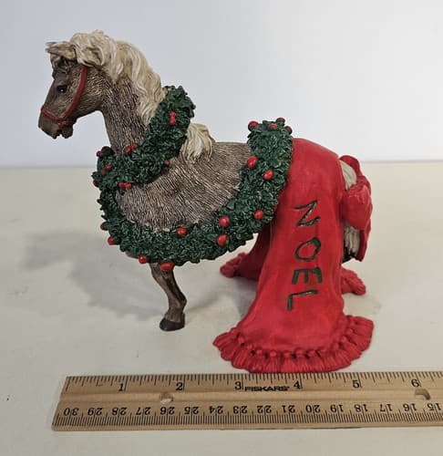 Horse Christmas Animals By Tom Rubel, Noel 1989 Nanco - Thumbnail 7
