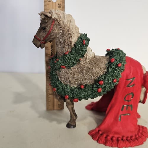 Horse Christmas Animals By Tom Rubel, Noel 1989 Nanco - Thumbnail 8