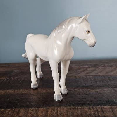 Small Horse Pony Figurines Lot of 3 Buckskin, Gray, Bay Vintage 4.5" Tall - Thumbnail 17