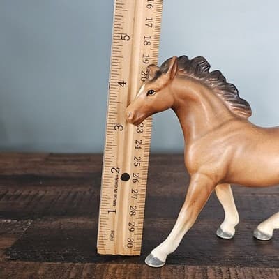 Small Horse Pony Figurines Lot of 3 Buckskin, Gray, Bay Vintage 4.5" Tall - Thumbnail 16