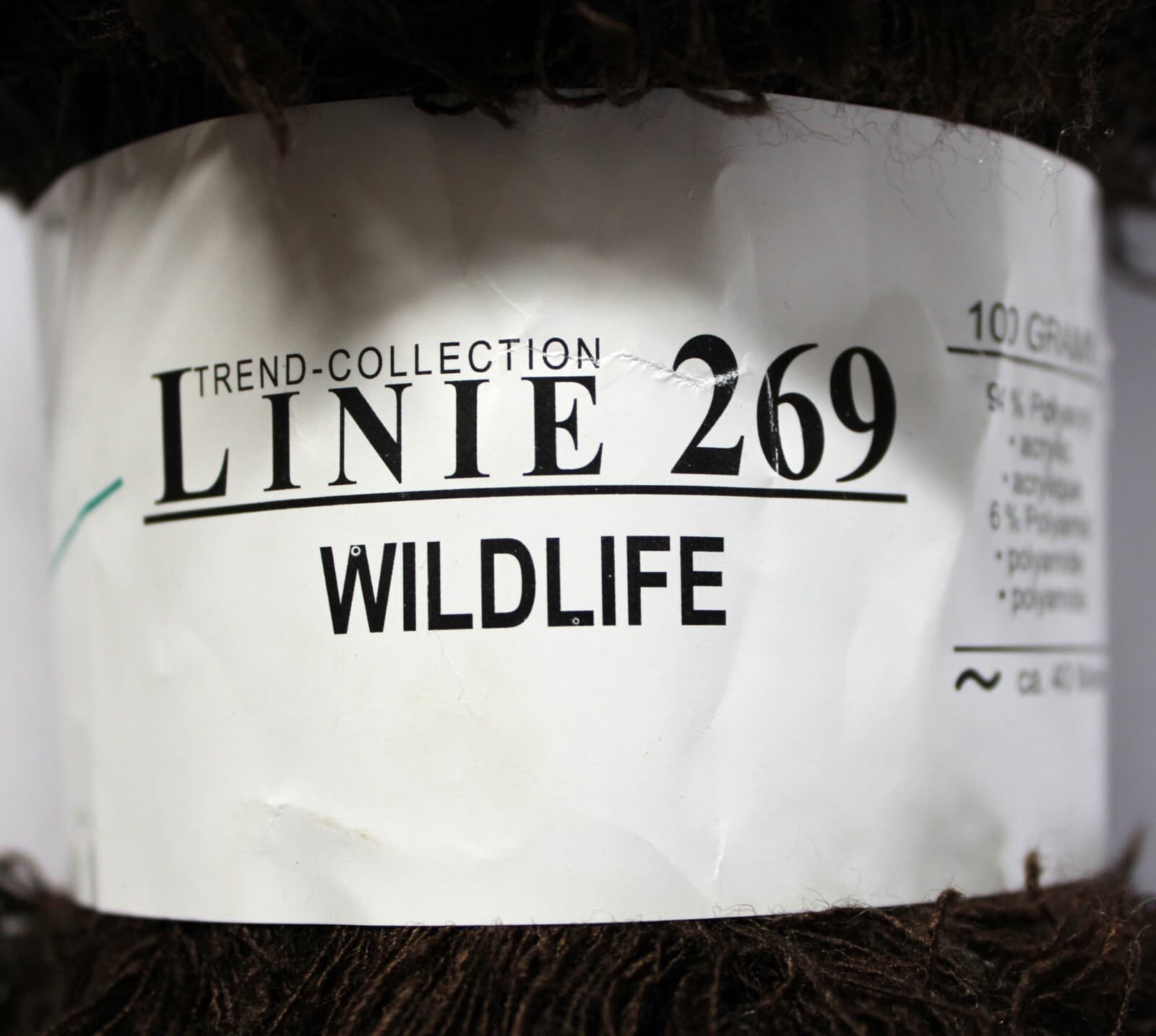 Linie 269 Wildlife Online Yarn Col 003 Brown 94% Acrylic 6% Nylon 100gr 40m - Thumbnail 3