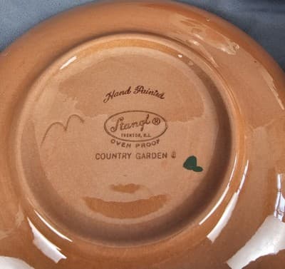 4 Sets of MCM Stangl Country Garden Flat Tea Coffee Cup & Saucer 2 5/8" - Thumbnail 9