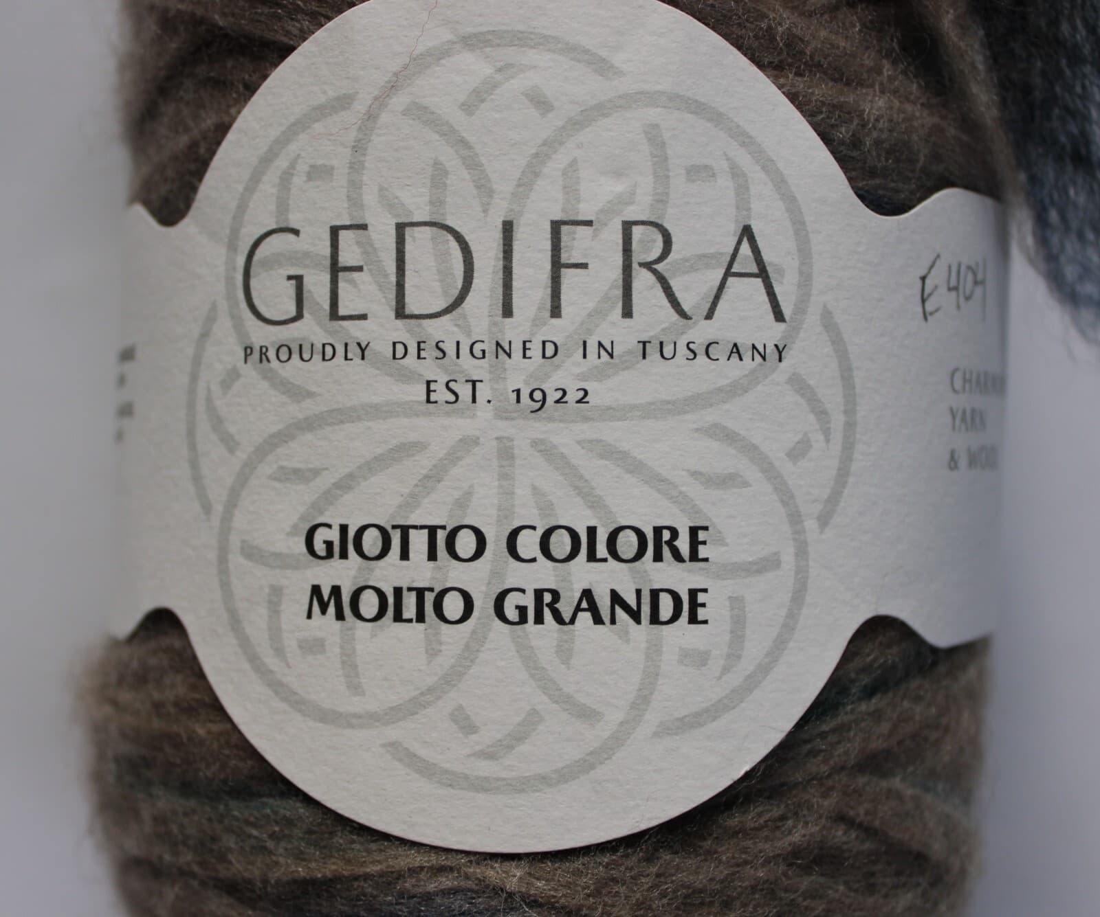 Gedifra Molto Grande 100% Virgin Wool Tan with Blue 200gr 60m - Thumbnail 2