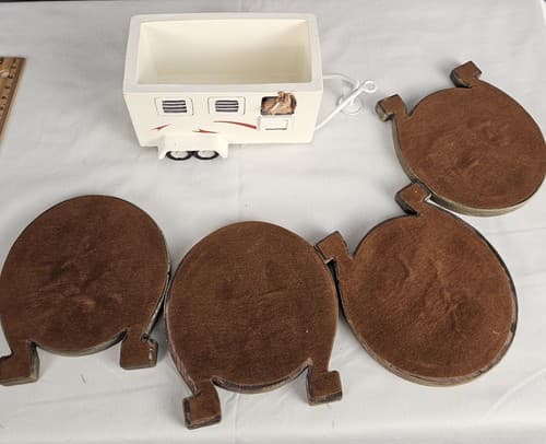 Horse Trailer Drink Coasters Happy Trails 4 Horse Shoe Drink Coasters 5 Pieces - Thumbnail 6