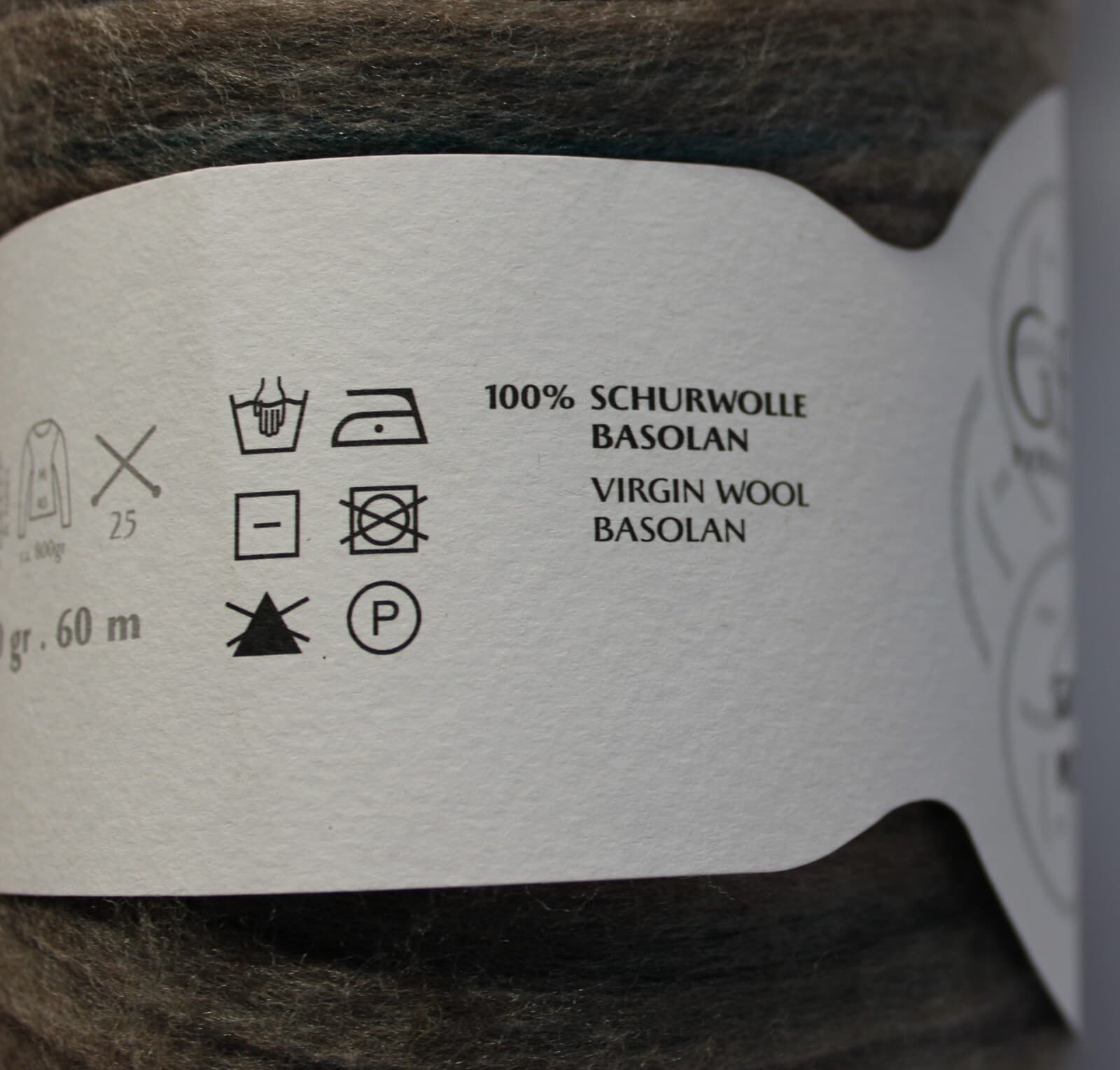 Gedifra Molto Grande 100% Virgin Wool Tan with Blue 200gr 60m - Thumbnail 7