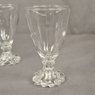 Vintage Anchor Hocking Boopie 4 3/8" Cordial Juice Glass set of 6 - 4oz. - Thumbnail 4
