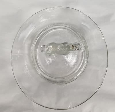 Horse Vanity Dish Glass Ring Holder 5" Diameter Clear - Thumbnail 3