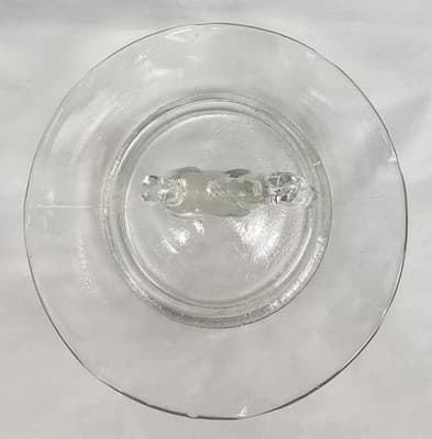 Horse Vanity Dish Glass Ring Holder 5" Diameter Clear - Thumbnail 5