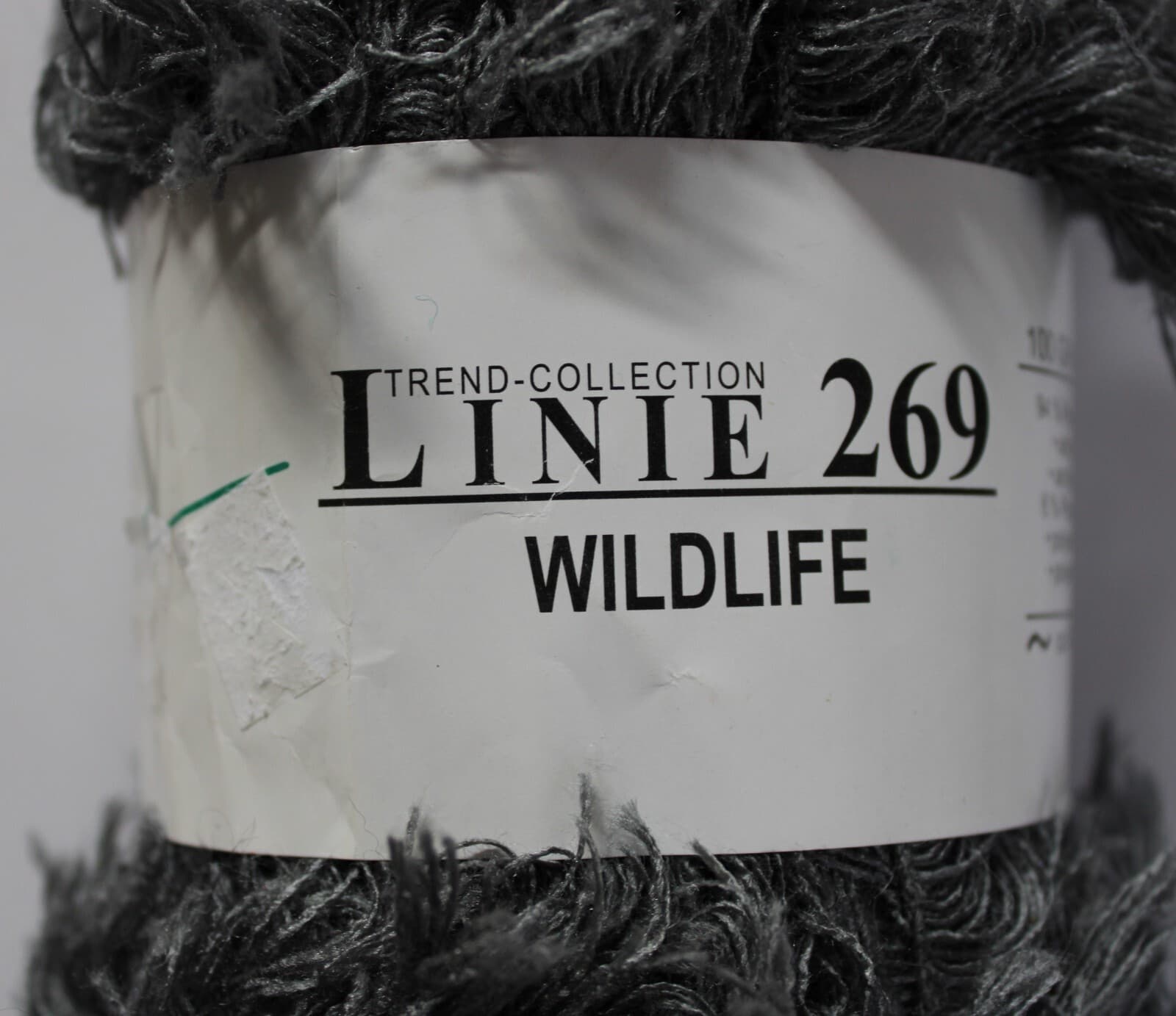 Linie 269 Wildlife Online Yarn Col 0007 Gray 94% Acrylic 6% Nylon 100gr 40m - Thumbnail 3