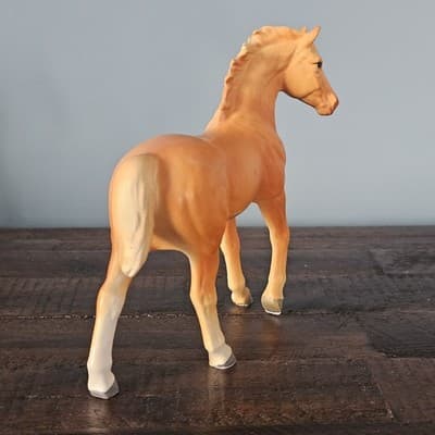 Palomino Butterscotch Horse Foal Pony Figurine Norcrest 6" Tall Vintage - Thumbnail 5