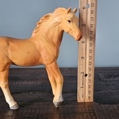 Palomino Butterscotch Horse Foal Pony Figurine Norcrest 6" Tall Vintage - Thumbnail 12