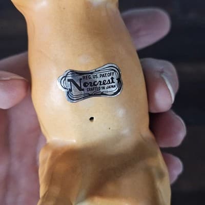 Palomino Butterscotch Horse Foal Pony Figurine Norcrest 6" Tall Vintage - Thumbnail 9