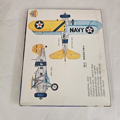 A.H.M #SK-3 Model kit Boeing F4B-4 Box opened 1/87 Kit Factory Sealed Series 1 - Thumbnail 3