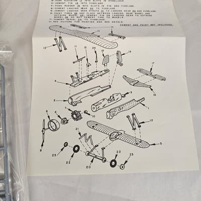 A.H.M #SK-3 Model kit Boeing F4B-4 Box opened 1/87 Kit Factory Sealed Series 1 - Thumbnail 9