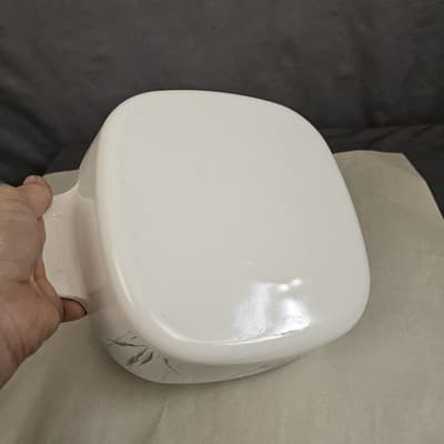 Corningware Purple Shadow Iris Floral Casserole Dish A-2-B , 2 Liter NO LID - Thumbnail 5