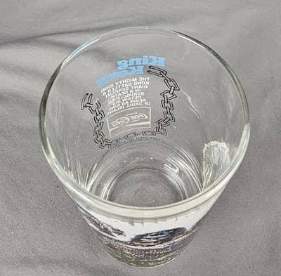 King Kong Skull Island Burger King Drinking Glass Vintage 1976 Coke Coca Cola - Thumbnail 2