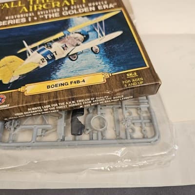 A.H.M #SK-3 Model kit Boeing F4B-4 Box opened 1/87 Kit Factory Sealed Series 1 - Thumbnail 6