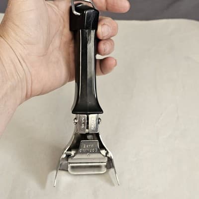 Vintage Corning Ware Black & Silver Twist Lock Pot Casserole Holder Handle - Thumbnail 2
