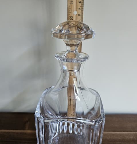 Cut Crystal Liquor Decanter With Glass Stopper - Thumbnail 8