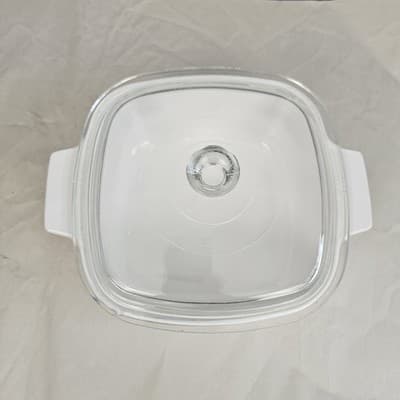 Shadow Iris A1-1/2B Casserole Dish 1.5 Liter with Pyrex Lid Vintage Corning Ware - Thumbnail 4