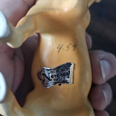 Vintage Small Palomino Horse Pony Figurine Mid Century 4" Tall Norcrest - Thumbnail 6