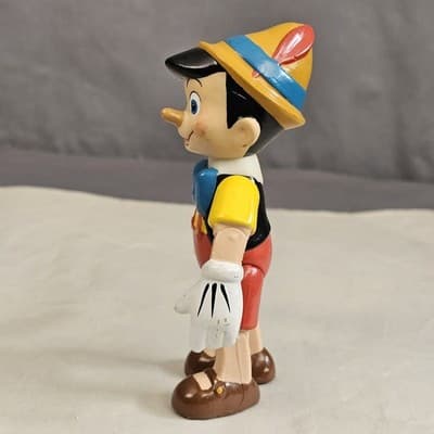 Disney Vintage Pinocchio Articulated Figure Movable 6” PVC Plastic Toy - Thumbnail 4