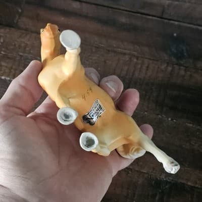 Vintage Small Palomino Horse Pony Figurine Mid Century 4" Tall Norcrest - Thumbnail 5