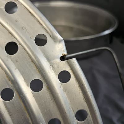 VTG Wear-Ever Aluminum 16”L Oval Roaster Pan & Vented Lid & Rack USA No. 2635 - Thumbnail 7