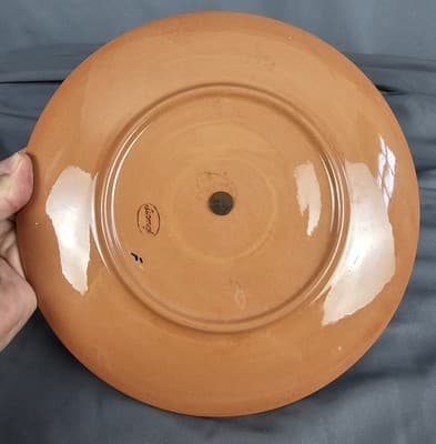 STANGL "Garland" Tidbit Dessert Serving Tray With Handle 10" Diameter - Thumbnail 6