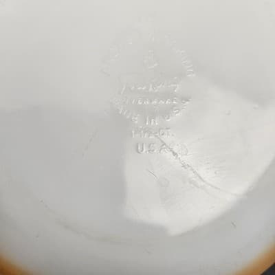 Vintage Fire King 437 USA Anchor Hocking Peach Luster Oven Ware Bowl 1.5 Quart - Thumbnail 5