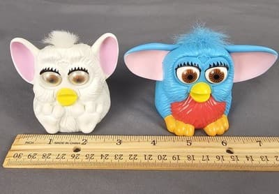 Vintage Furby McDonalds 1998 Figure Happy Meal Toy Lot Of 2 Collectibles - Thumbnail 6