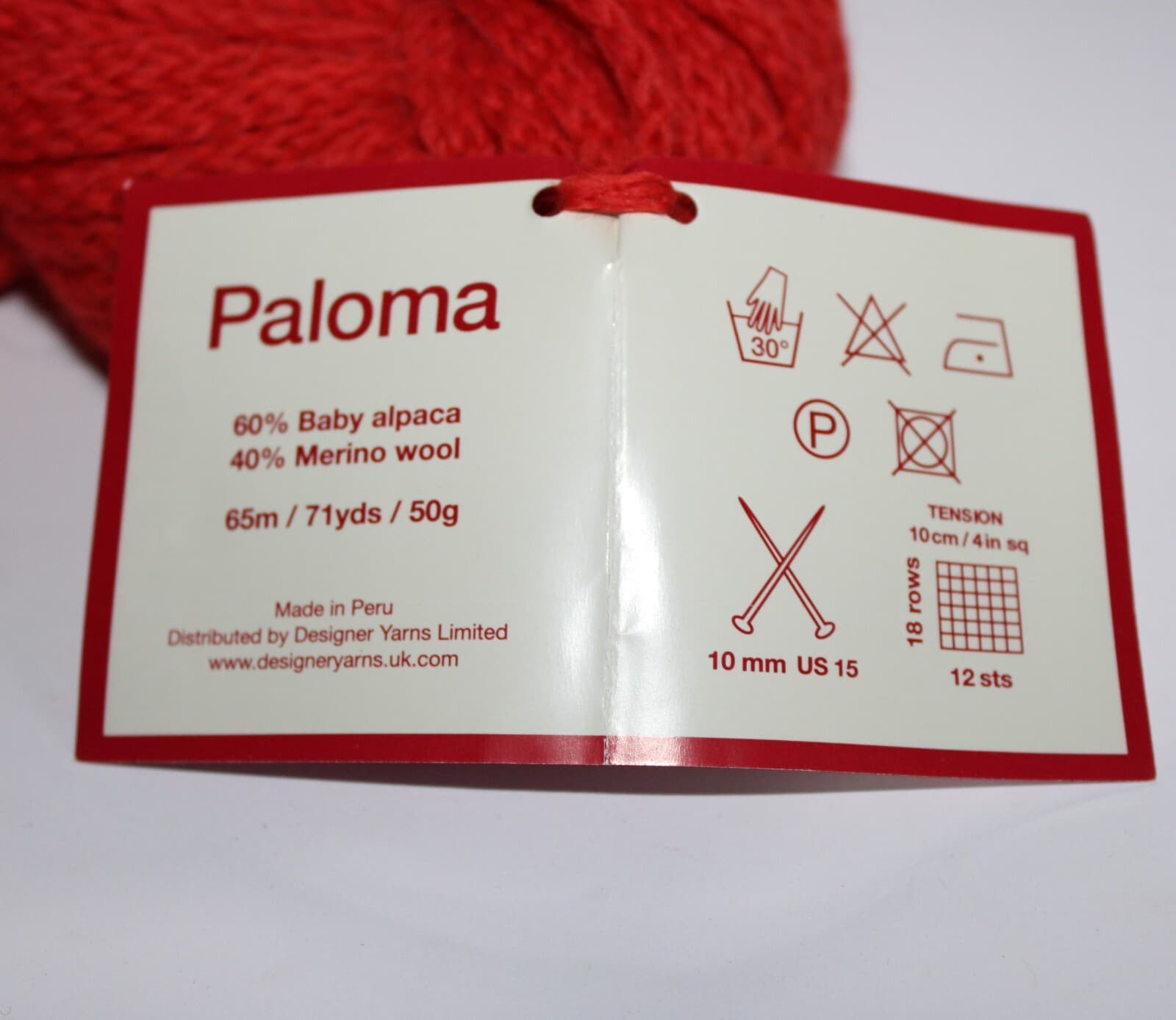 Debbie Bliss Paloma Col 42017 Orange 60% Baby Alpaca 40% Merino Wool 50gr 71yd - Thumbnail 2