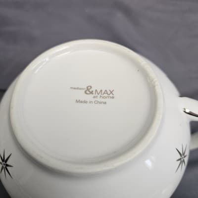 Madison & Max at Home Teapot Set Holly Collection Sugar Creamer Stackable 9" - Thumbnail 8