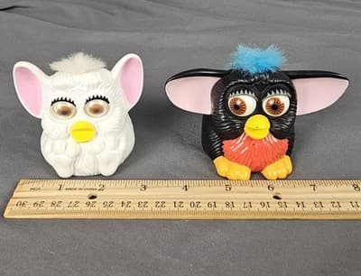 Vintage Furby McDonalds 1998 Figure Happy Meal Toy Lot Of 2 Collectibles - Thumbnail 7