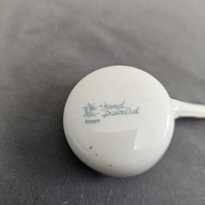 Antique Nippon Noritake Hand Painted Condiment Ladle - Thumbnail 5