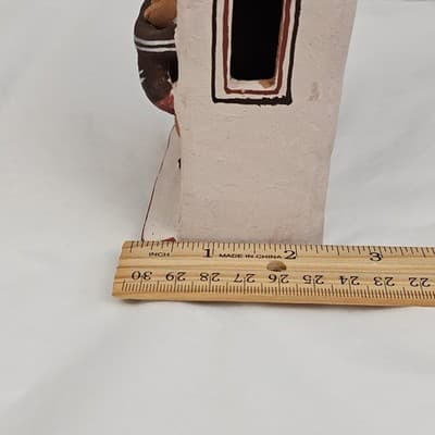 Vintage Peruvian Folk Art Village House KCK Handcrafted Artisan Terracotta - Thumbnail 10