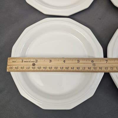 Pfaltzgraff Heritage White Salad Plates set of 4 7" - Thumbnail 2
