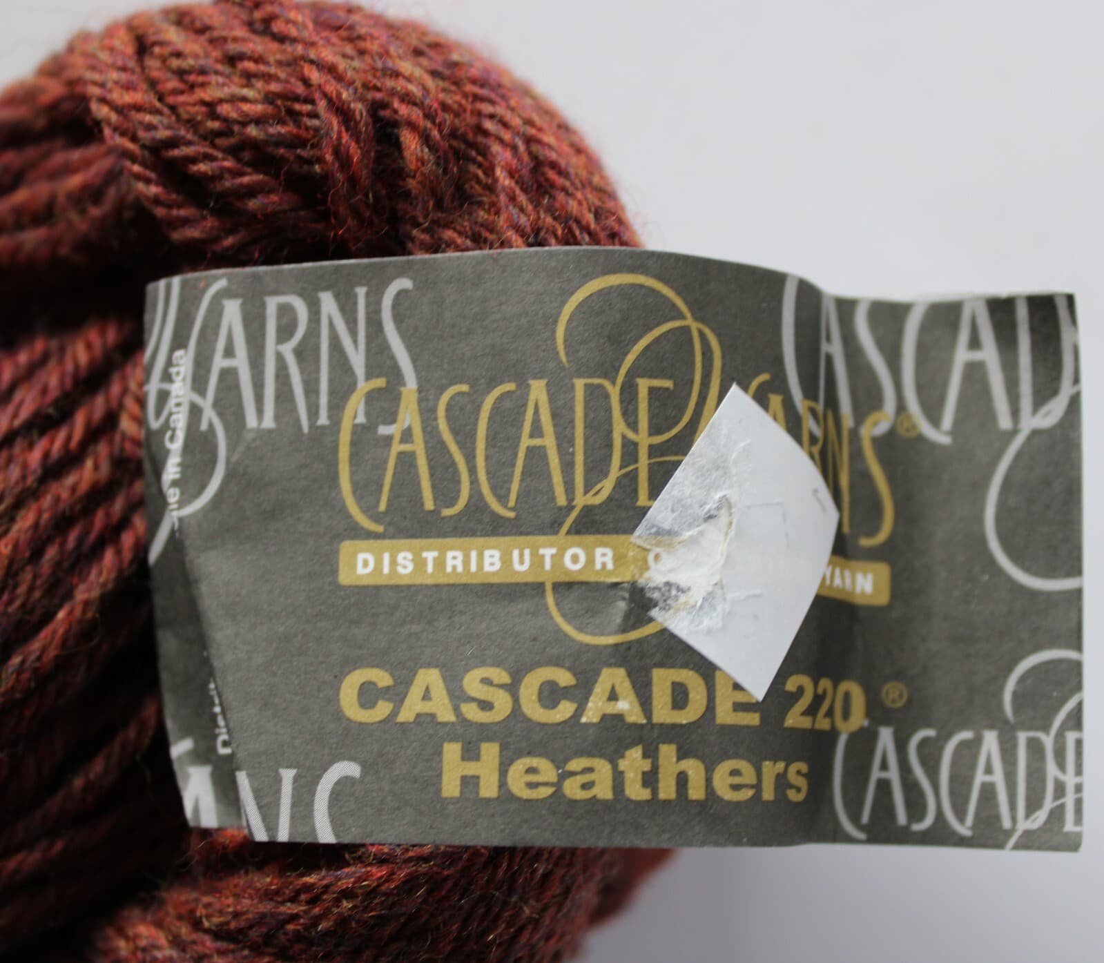 Cascade Farms Yarn Cascade 220 Heathers Col 9656 Brown 100% Wool 100g 220yd - Thumbnail 2