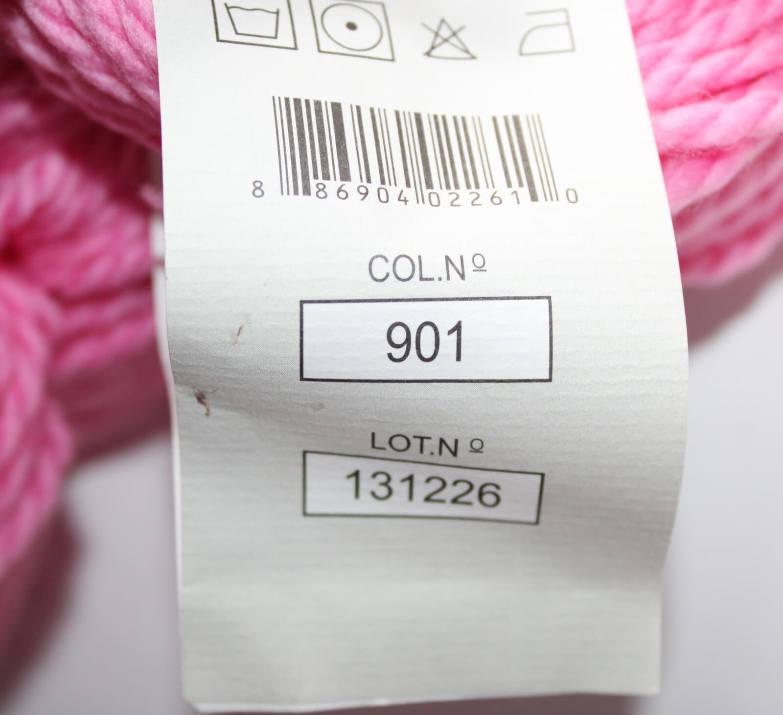 Cascade Farms Yarn Cascade 128 Superwash Col 901 Lt Pink 100% Wool 100g 128yd - Thumbnail 5