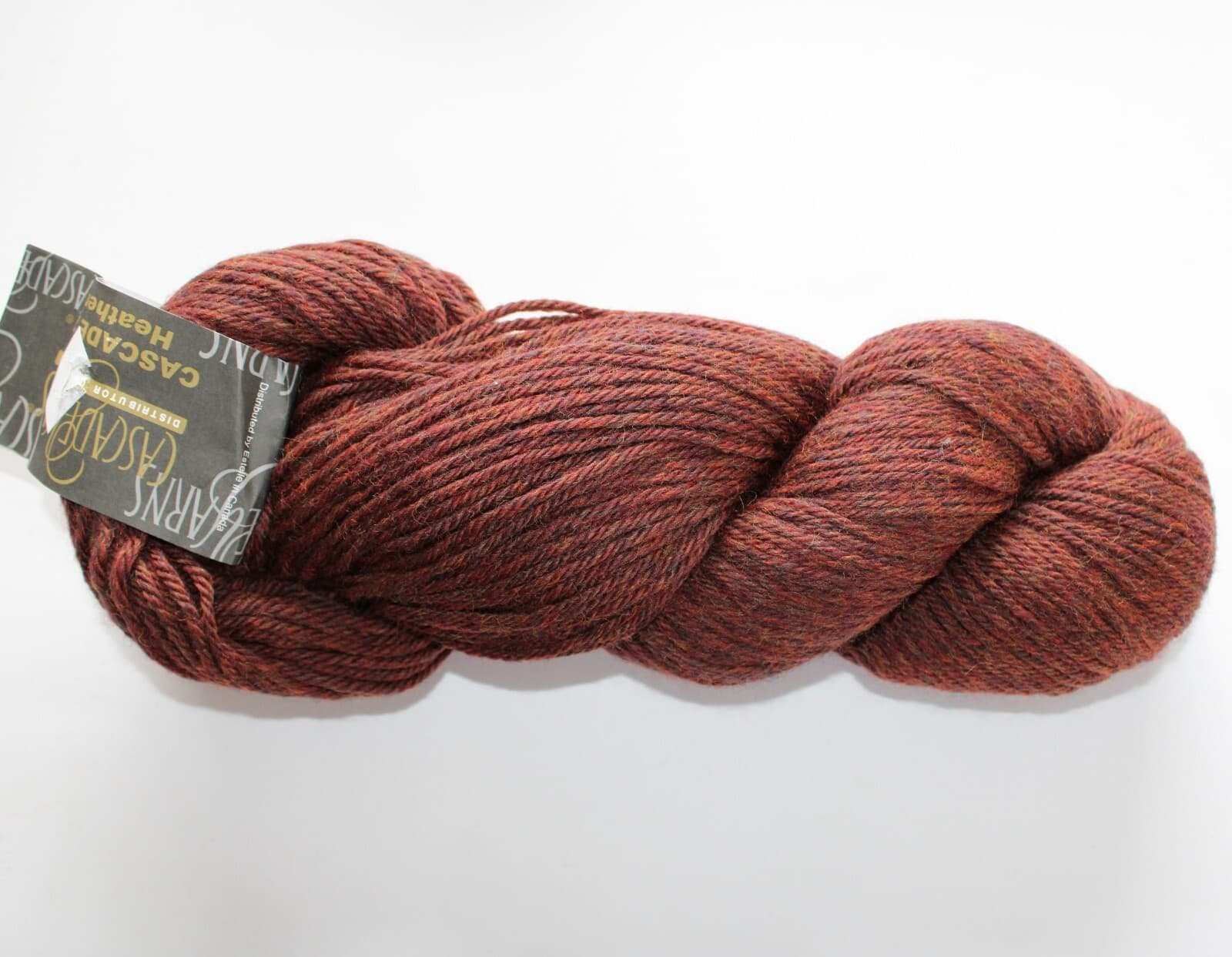 Cascade Farms Yarn Cascade 220 Heathers Col 9656 Brown 100% Wool 100g 220yd