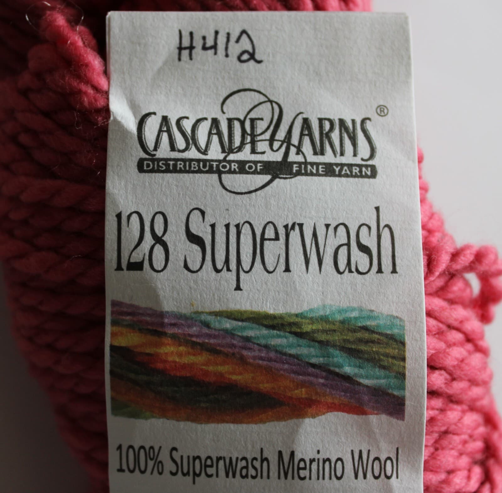 Cascade Farms Yarn Cascade 128 Superwash Col 300 Mauve 100% Wool 100g 128yd - Thumbnail 2