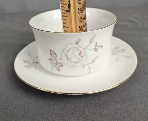 Johann Haviland China SWEETHEART ROSE Gravy Boat EXCELLENT Vtg - Thumbnail 7