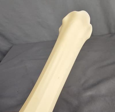 Vintage Cream Milk Glass Westmoreland Glass Pulled Vase Footed 1950's. - Thumbnail 6