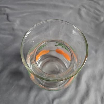 Vintage Anchor Hocking Orange Juice Carafe 8" Tall - Thumbnail 3