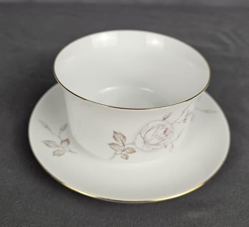 Johann Haviland China SWEETHEART ROSE Gravy Boat EXCELLENT Vtg - Thumbnail 4