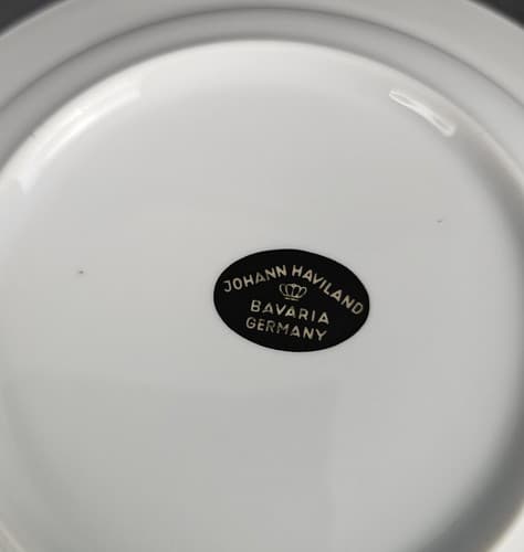 Johann Haviland China SWEETHEART ROSE 7-7/8" Salad Plate Set of 2 EXCELLENT - Thumbnail 4