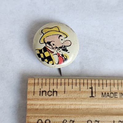 1940s Kellogg's Pinback Button 1946 Uncle Willie Pep Vintage Cartoon PEP - Thumbnail 4