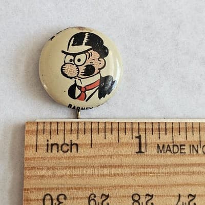 1940s Kellogg's Pinback Button 1946 Barney Google Pep Vintage Cartoon PEP - Thumbnail 4
