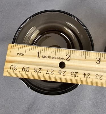 Vintage Tawney Whiskey Bourban Glasses Brown MCM Barware Set of 2 - Thumbnail 5