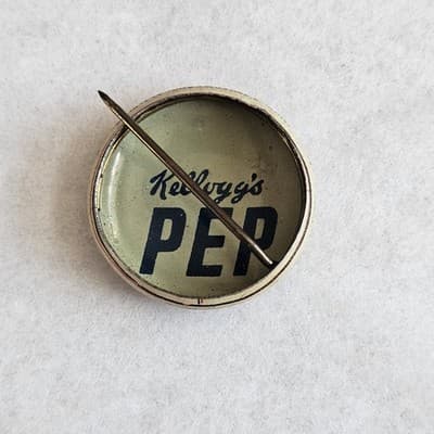Mama Katzenjammer Pinback Button Kellogg's Pep Vintage Cartoon PEP - Thumbnail 2